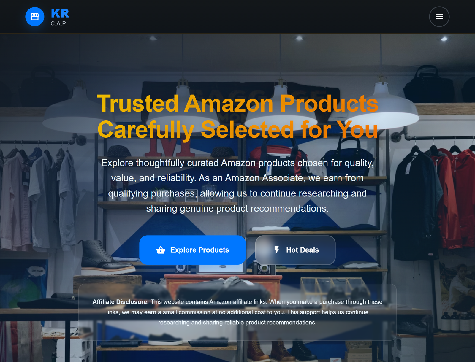 Affiliate Products Policy