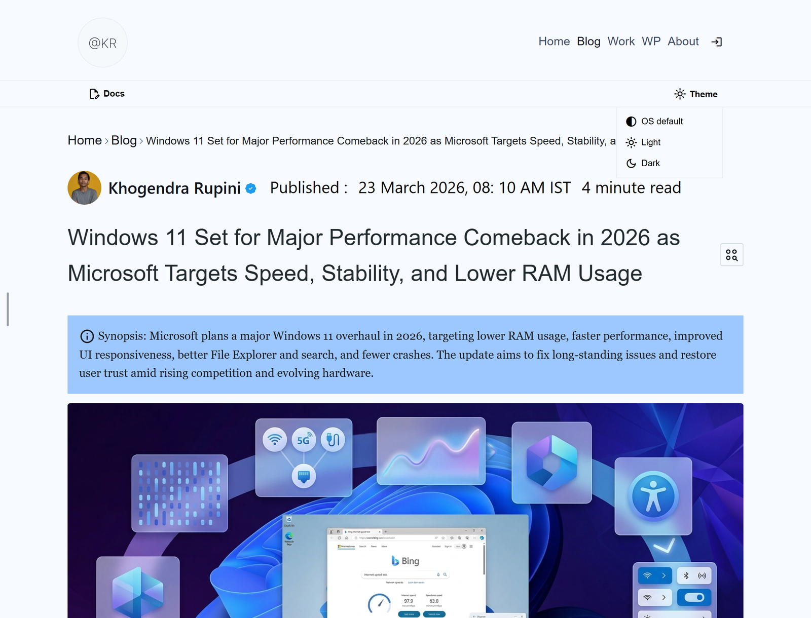 Theme Appearance Policy